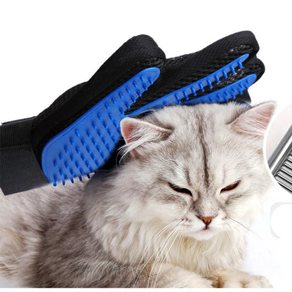 Silicone Pet Grooming Glove – Gentle & Effective Brush for Cats & Dogs | Bath & Shedding Tool