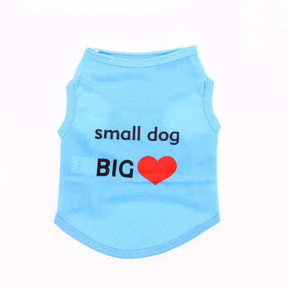 Summer Pet T-Shirt for Cats & Small Dogs - 17 Cute Designs | Lightweight & Breathable