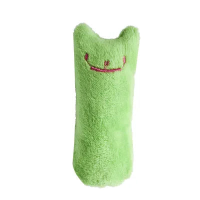 Interactive Catnip Chew Toy – Plush Teeth Grinding & Vocal Toy for Kittens & Cats