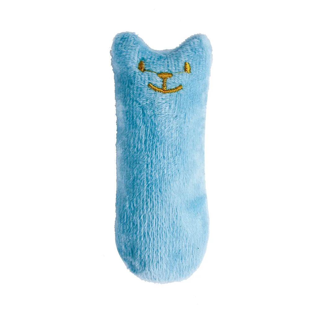 Interactive Catnip Chew Toy – Plush Teeth Grinding & Vocal Toy for Kittens & Cats