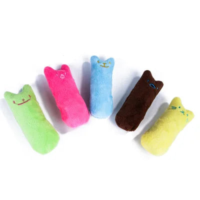 Interactive Catnip Chew Toy – Plush Teeth Grinding & Vocal Toy for Kittens & Cats