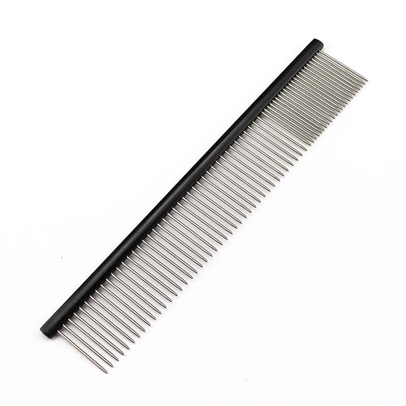 Lightweight Aluminum Pet Comb – Professional Grooming Tool for Dogs & Cats