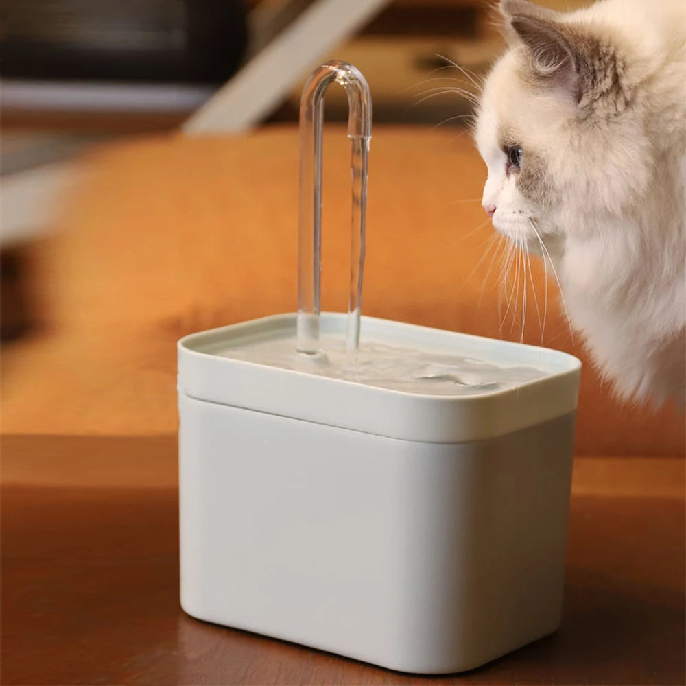 1.5L Automatic Pet Water Fountain – Silent Filtered Drinking Dispenser for Cats & Dogs