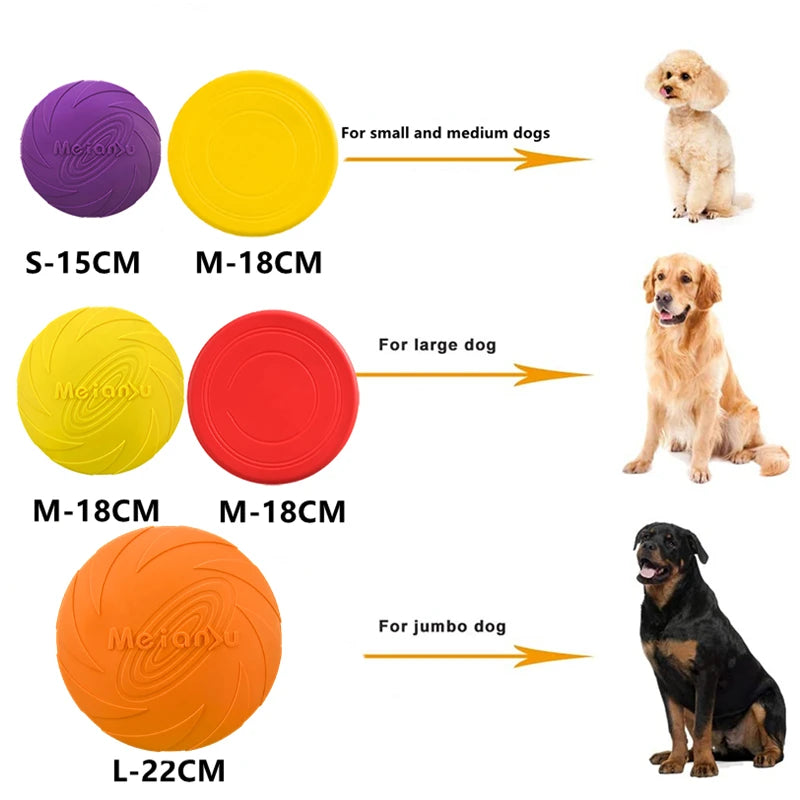 Durable Flying Disc for Dogs – Bite-Resistant Interactive Frisbee for Training & Outdoor Play