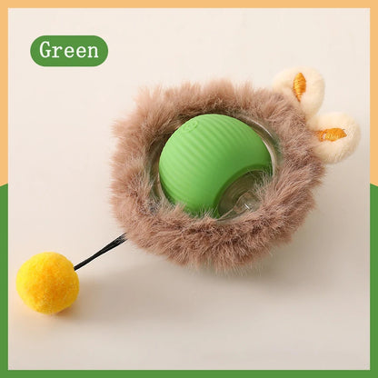 Smart Rolling Cat Ball – USB Rechargeable Automatic Toy for Cats & Kittens