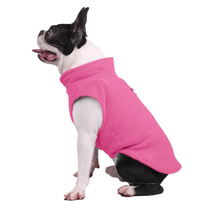 Warm Wool Dog Vest – Cozy Winter Coat for Small & Medium Dogs