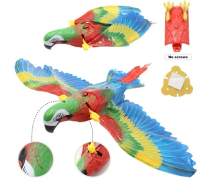 Electric Flying Bird Cat Toy – Interactive Hanging Eagle Teaser for Play & Exercise