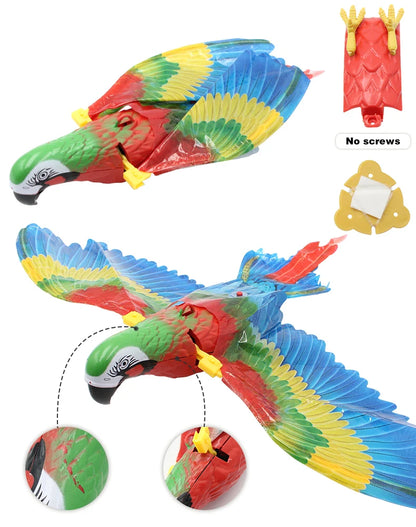 Electric Flying Bird Cat Toy – Interactive Hanging Eagle Teaser for Play & Exercise