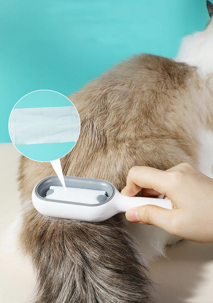 Double-Sided Pet Hair Removal Brush – Grooming Comb for Cats & Dogs