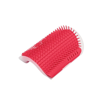 Self-Grooming Cat Scratcher & Massager – 2-in-1 Hair Removal & Scratching Brush