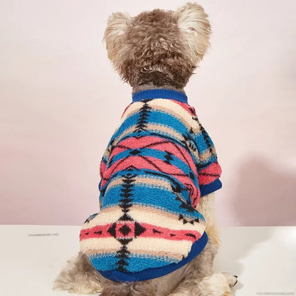 Cozy Winter Pet Sweater – Warm Fleece Jacket for Small Dogs & Cats