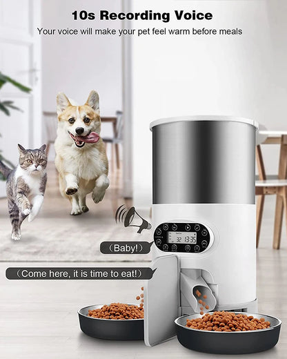 Smart Automatic Pet Feeder – App-Controlled Food Dispenser for Cats & Dogs