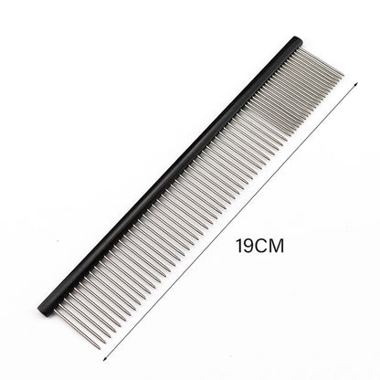 Lightweight Aluminum Pet Comb – Professional Grooming Tool for Dogs & Cats