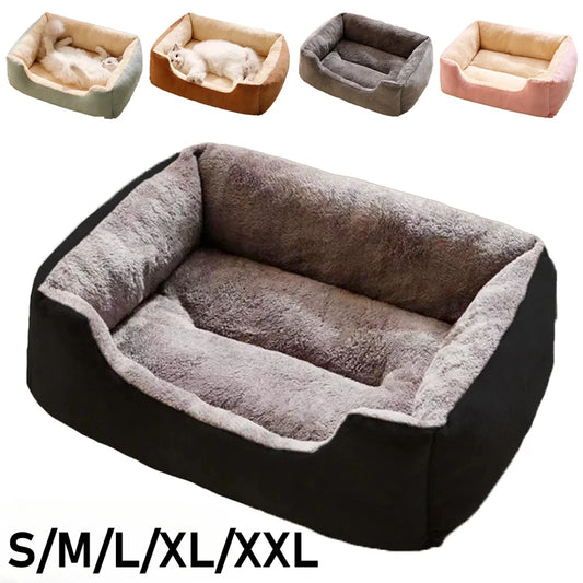 Soft Plush Pet Bed – Cozy Cushion for Cats & Small Dogs