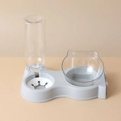 Automatic Pet Feeder & Water Dispenser – 2-in-1 Food & Drinking Bowl for Cats & Dogs