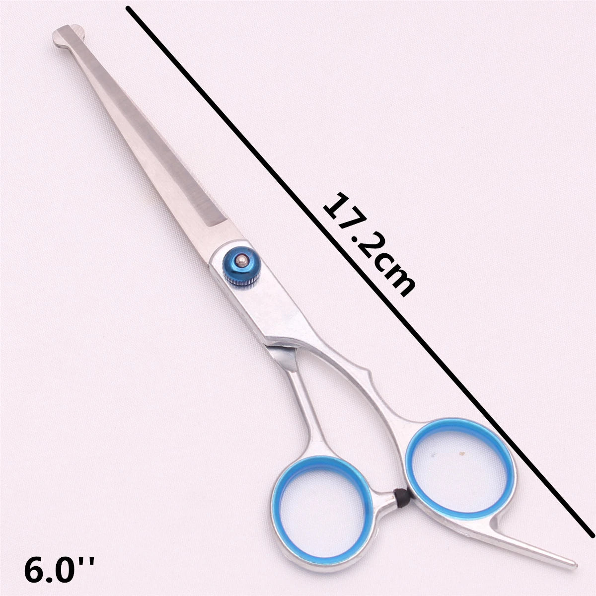 6.0'' Professional Pet Grooming Scissors – Curved & Thinning Shears for Dogs & Cats