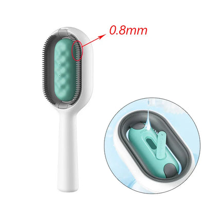 Double-Sided Pet Hair Removal Brush – Grooming Comb for Cats & Dogs