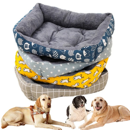 Plush Pet Bed – Warm & Thickened Sleeping Mat for Small, Medium & Large Dogs & Cats