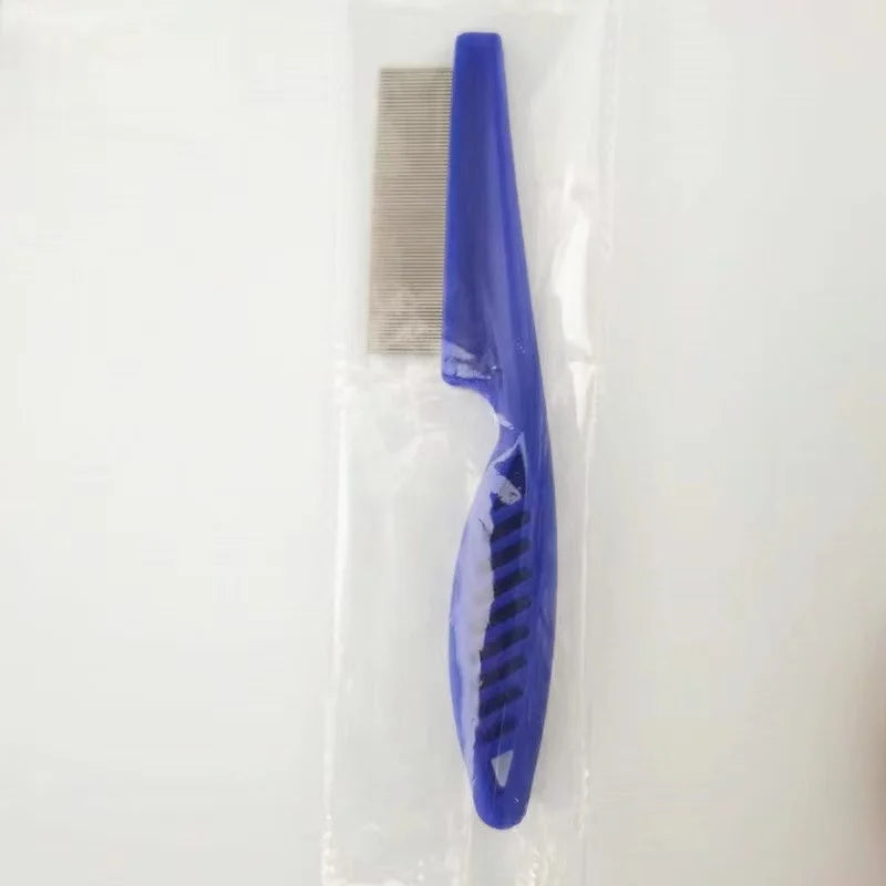 Stainless Steel Pet Flea Comb – Shedding & Grooming Tool for Cats & Dogs