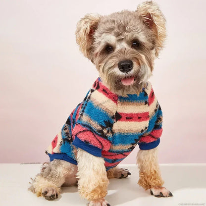 Cozy Winter Pet Sweater – Warm Fleece Jacket for Small Dogs & Cats