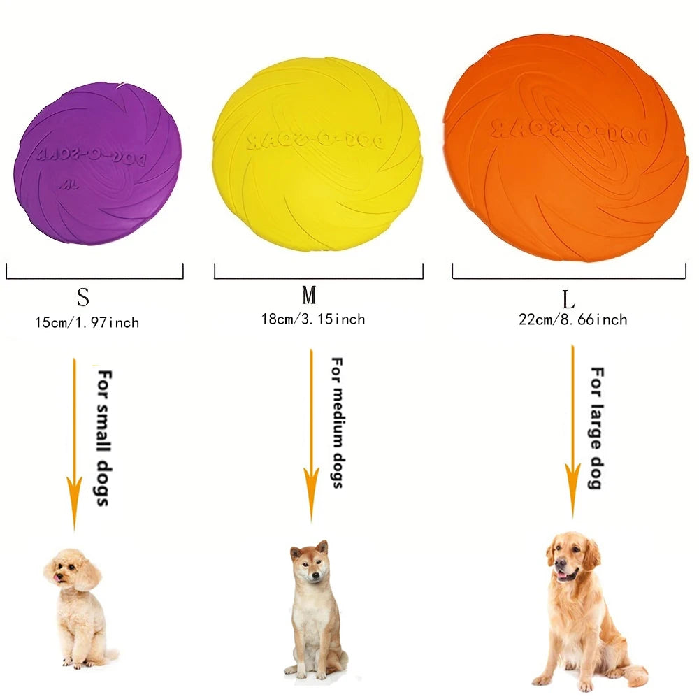 Durable Pet Flying Disc – Interactive Training & Chew Toy for Dogs