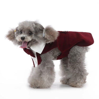 Formal Dog Tuxedo – Stylish Wedding & Party Outfit for Small & Medium Dogs