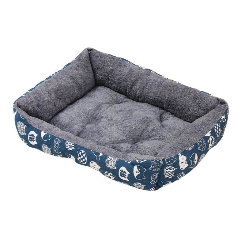 Plush Pet Bed – Warm & Thickened Sleeping Mat for Small, Medium & Large Dogs & Cats