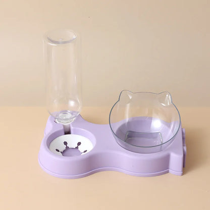 Automatic Pet Feeder & Water Dispenser – 2-in-1 Food & Drinking Bowl for Cats & Dogs