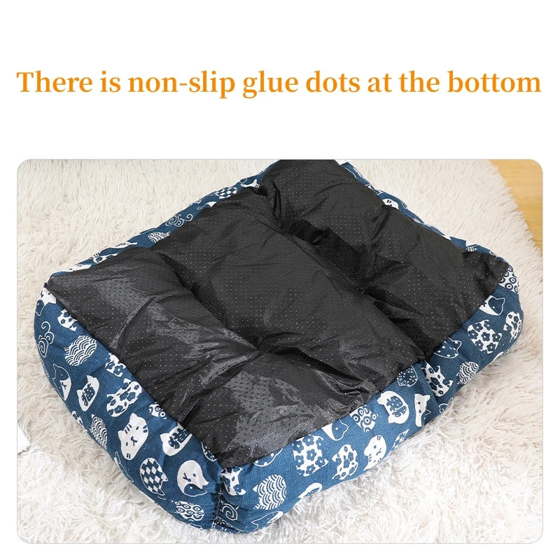 Plush Pet Bed – Warm & Thickened Sleeping Mat for Small, Medium & Large Dogs & Cats