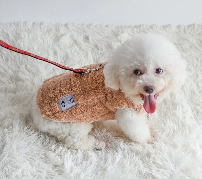 Soft Fleece Dog Sweater – Warm Pullover for Small Dogs & Cats