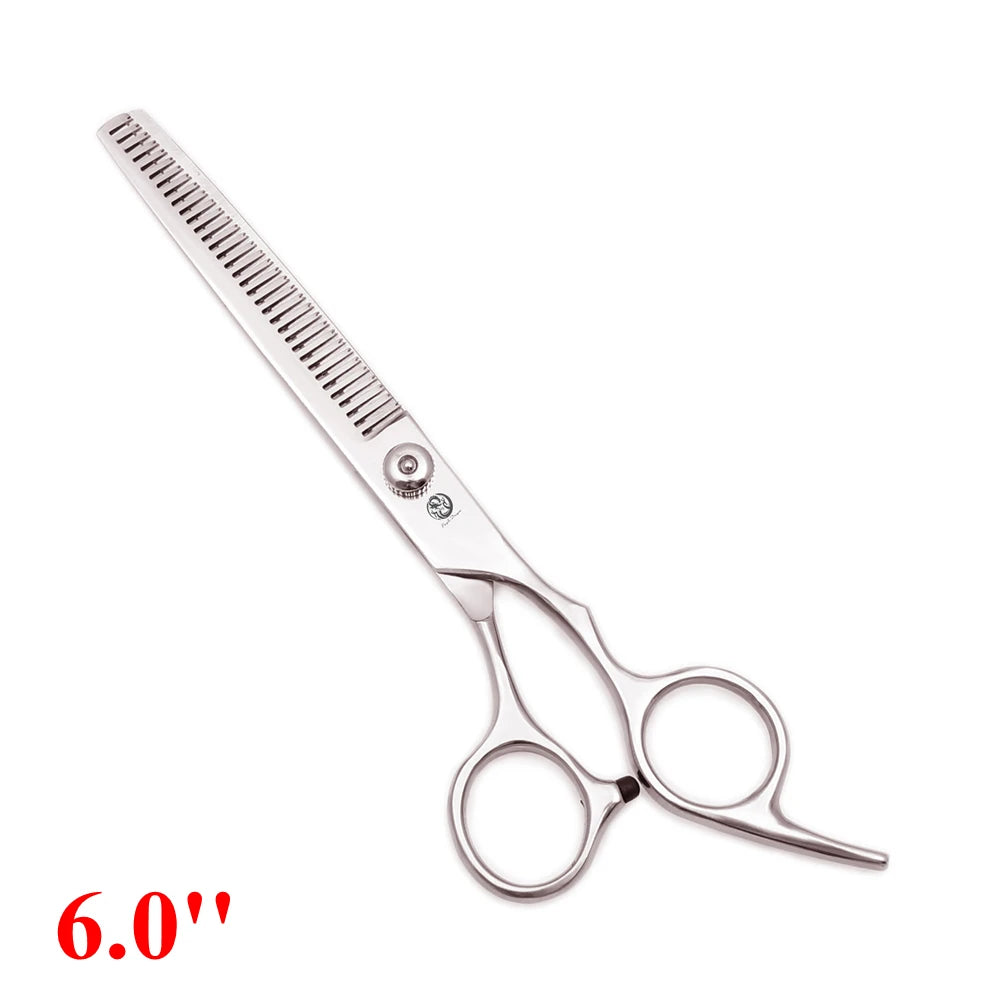 7'' Professional Dog Grooming Scissors Hair Cutting Shears Curved Thinning Comb Cat Pet Salon Hairdressing Japan Steel Z4001