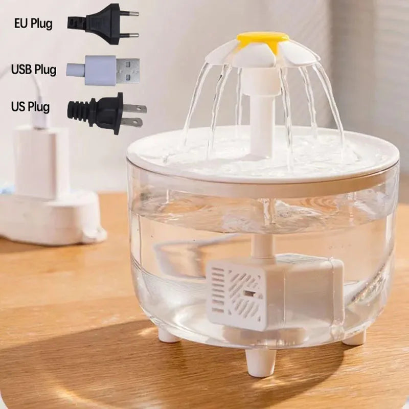 Automatic Pet Water Fountain – USB Electric Silent Dispenser with Filter