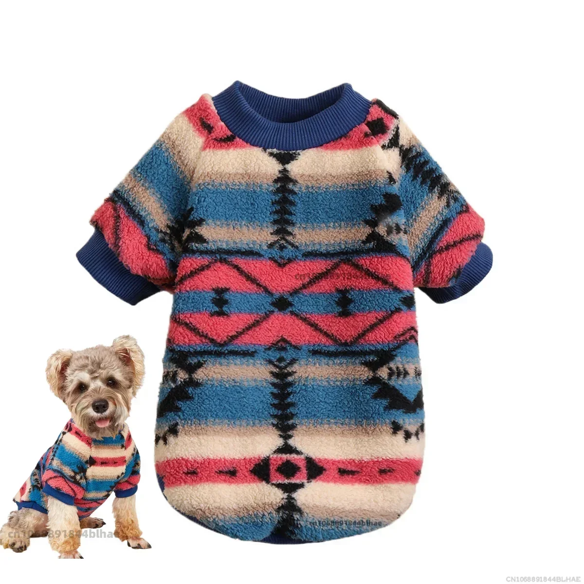 Cozy Winter Pet Sweater – Warm Fleece Jacket for Small Dogs & Cats