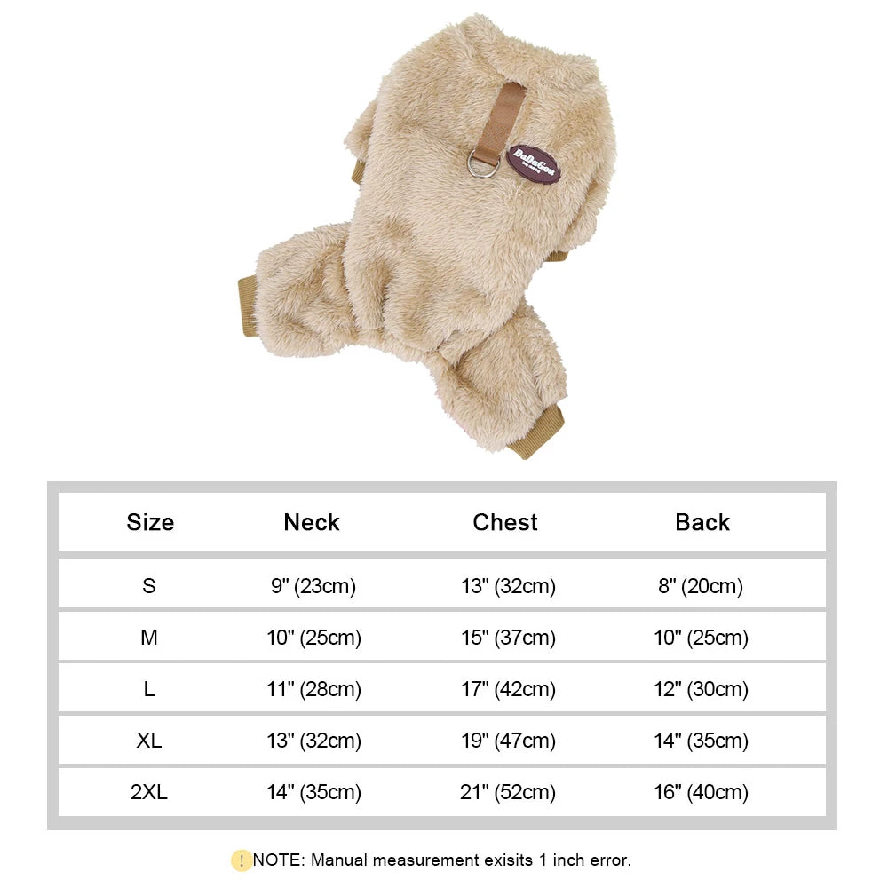 Warm Fleece Pet Sweater – Soft & Cozy Winter Vest for Small Dogs & Cats