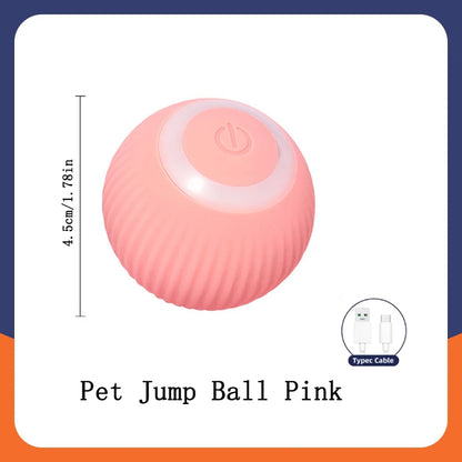 Smart Interactive Pet Ball – USB Rechargeable Automatic Moving Toy for Dogs & Cats