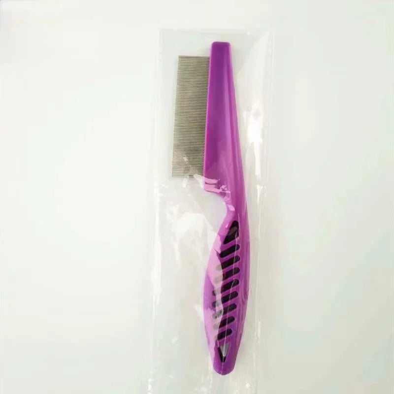 Stainless Steel Pet Flea Comb – Shedding & Grooming Tool for Cats & Dogs