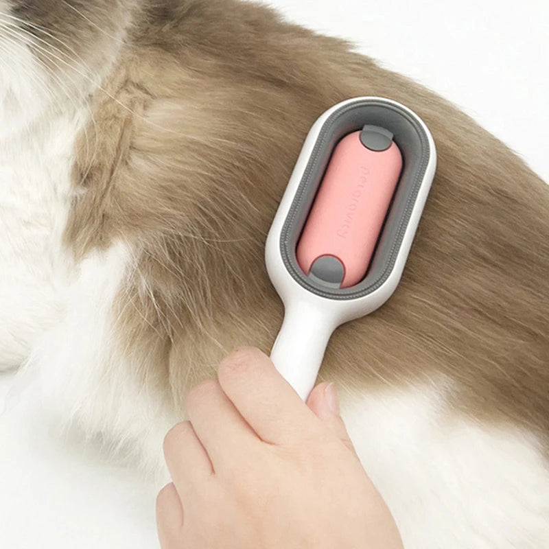 Double-Sided Pet Hair Removal Brush – Grooming Comb for Cats & Dogs