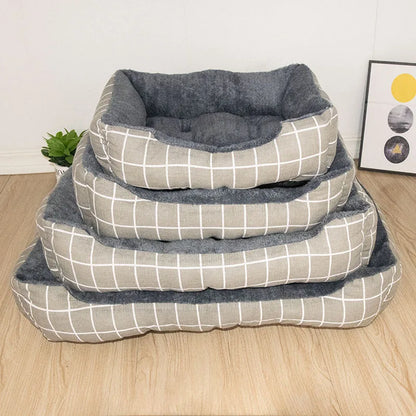 Plush Pet Bed – Warm & Thickened Sleeping Mat for Small, Medium & Large Dogs & Cats