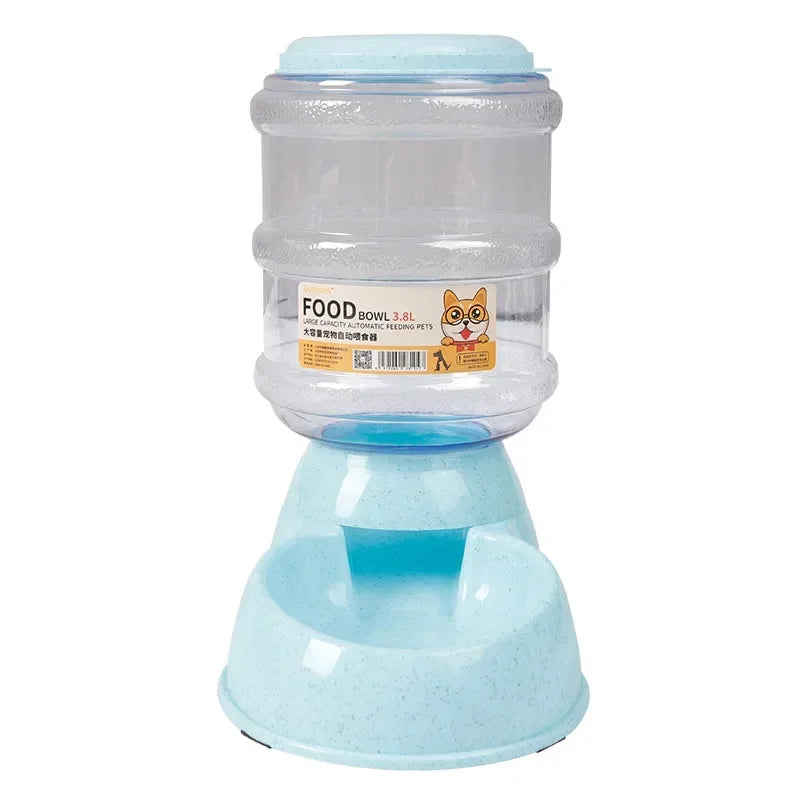 Automatic Pet Feeder & Water Dispenser – 2-in-1 Feeding Bowl for Cats & Dogs