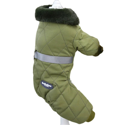 Waterproof Winter Dog Jumpsuit – Warm Hooded Coat for Small & Medium Dogs