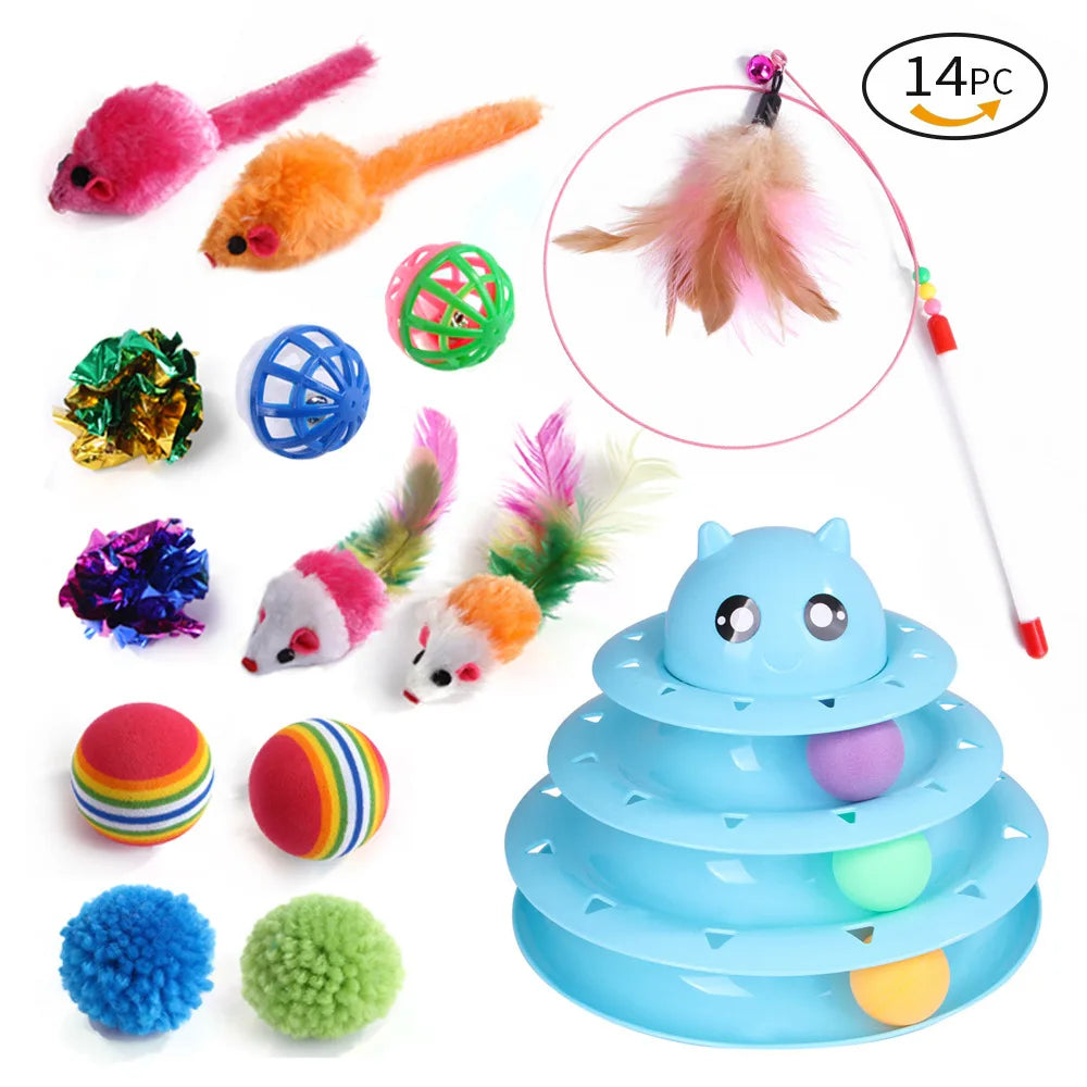 20-Piece Interactive Cat Toy Set – Fun Variety Pack for Kittens & Cats