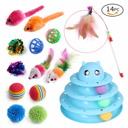 20-Piece Interactive Cat Toy Set – Fun Variety Pack for Kittens & Cats