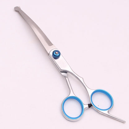 6.0'' Professional Pet Grooming Scissors – Curved & Thinning Shears for Dogs & Cats