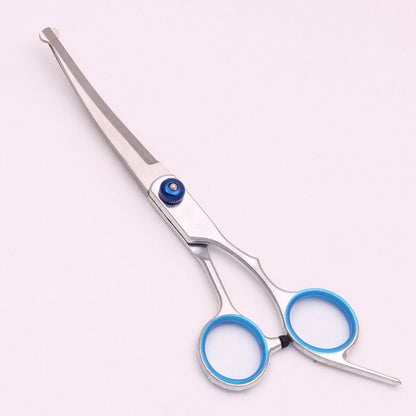 6.0'' Professional Pet Grooming Scissors – Curved & Thinning Shears for Dogs & Cats