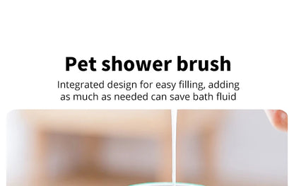 Pet Bathing Brush Soft Silicone Massager Shower Gel Bathing Brush Clean Tools Comb Dog Cat Cleaning Grooming Supplies