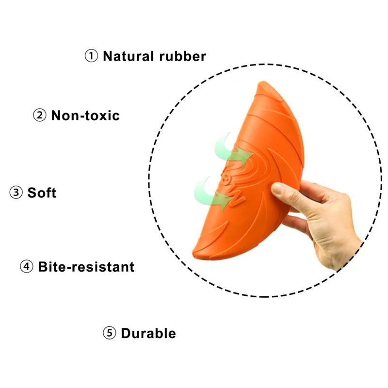 Durable Flying Disc for Dogs – Bite-Resistant Interactive Frisbee for Training & Outdoor Play