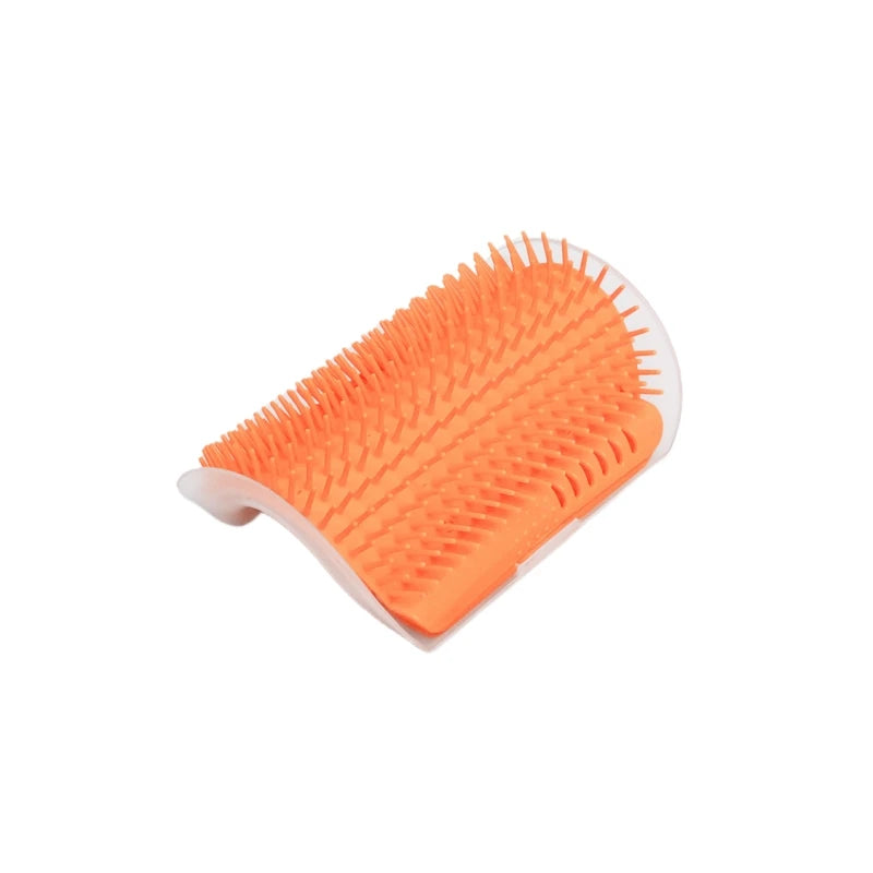 Self-Grooming Cat Scratcher & Massager – 2-in-1 Hair Removal & Scratching Brush