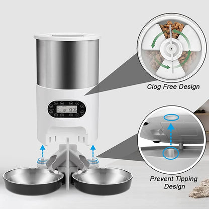 Smart Automatic Pet Feeder – App-Controlled Food Dispenser for Cats & Dogs