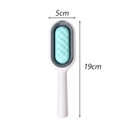 Double-Sided Pet Hair Removal Brush – Grooming Comb for Cats & Dogs