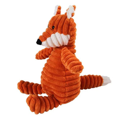 Plush Squeaky Dog Toy – Durable Animal-Shaped Chew Toy for Small & Large Dogs